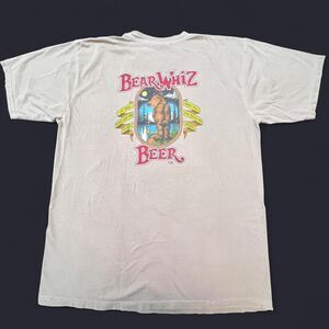Comfort Colors Bear Whiz Beer Graphic T Shirt Large Vintage Colorado Bear Tee